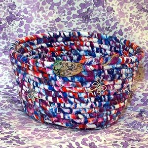 Handmade rope basket